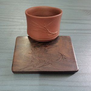 Purple sand tea cup